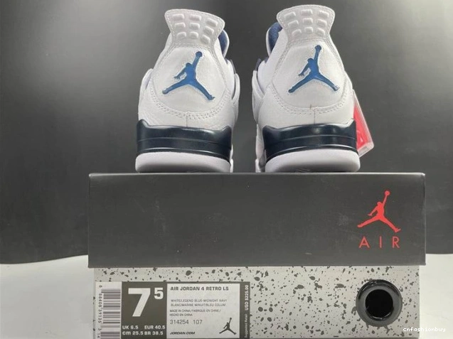 (2015) Retro 4 Jordan 314254-107 Columbia 0901